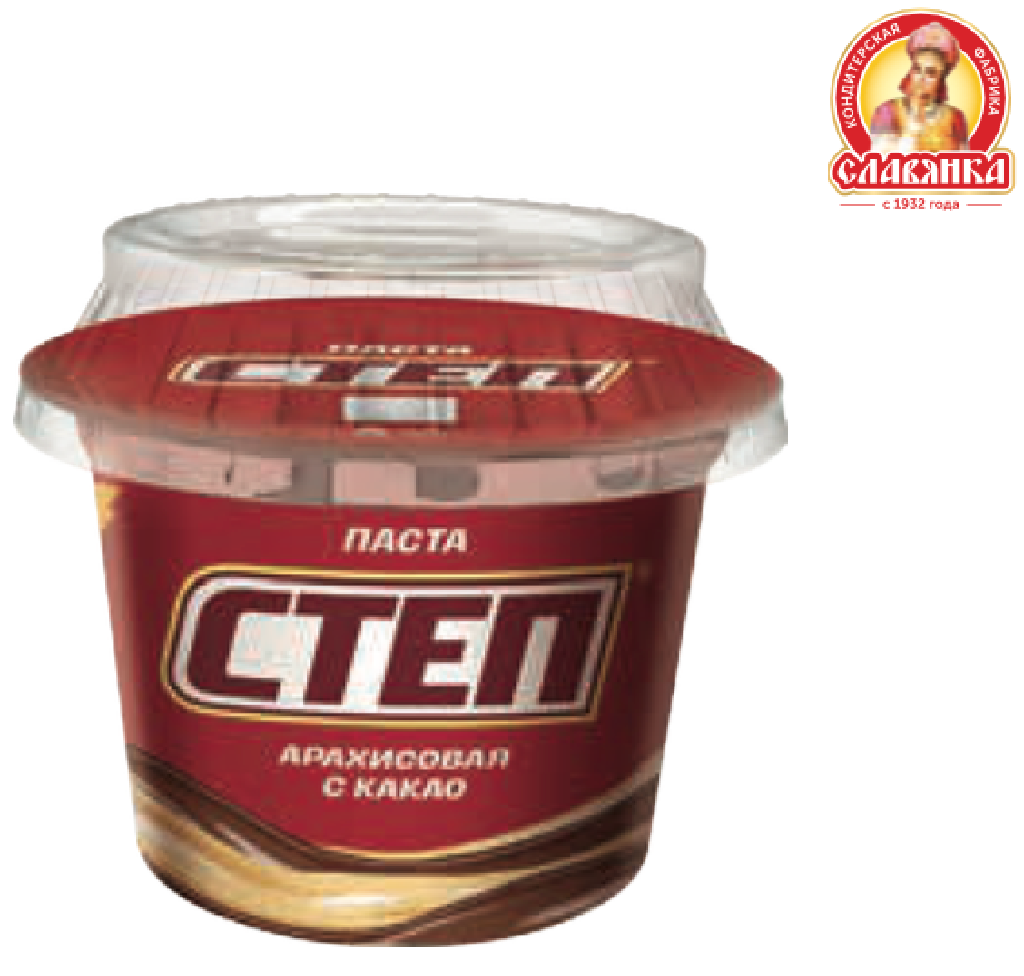 СЛВ ПАСТА Степ арахисовая с какао  пл 220*12