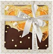 Шоколад темный с украшением "Шоколадный дуэт"